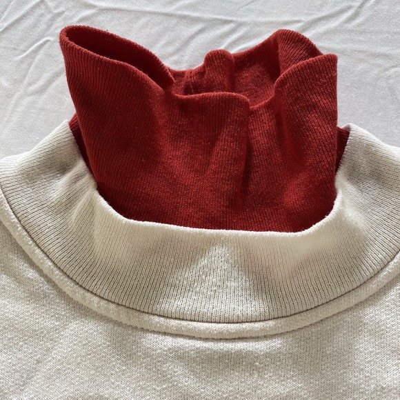 Vintage Late 90s Ugly Christmas Snowman Sweatshirt Puff Paint USA Womens L - Picture 5 of 15